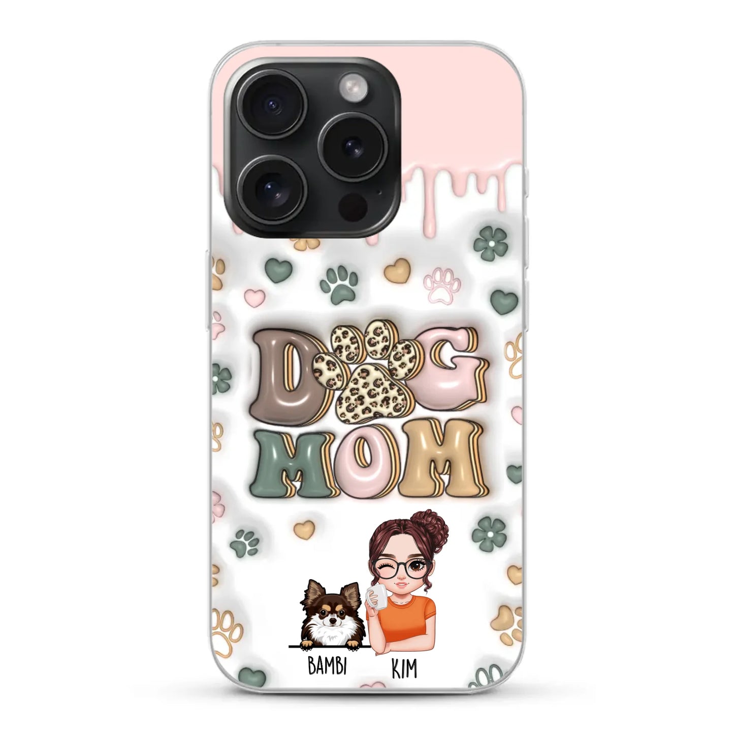 Petmom (3D Optik) - Individuelle Handyhülle