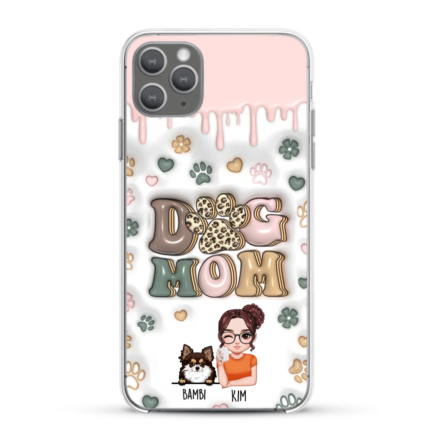 Petmom (3D Optik) - Individuelle Handyhülle