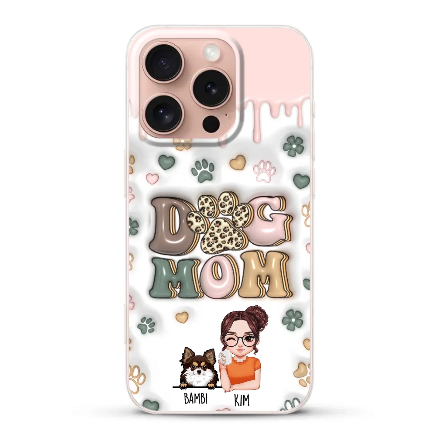 Petmom (3D Optik) - Individuelle Handyhülle
