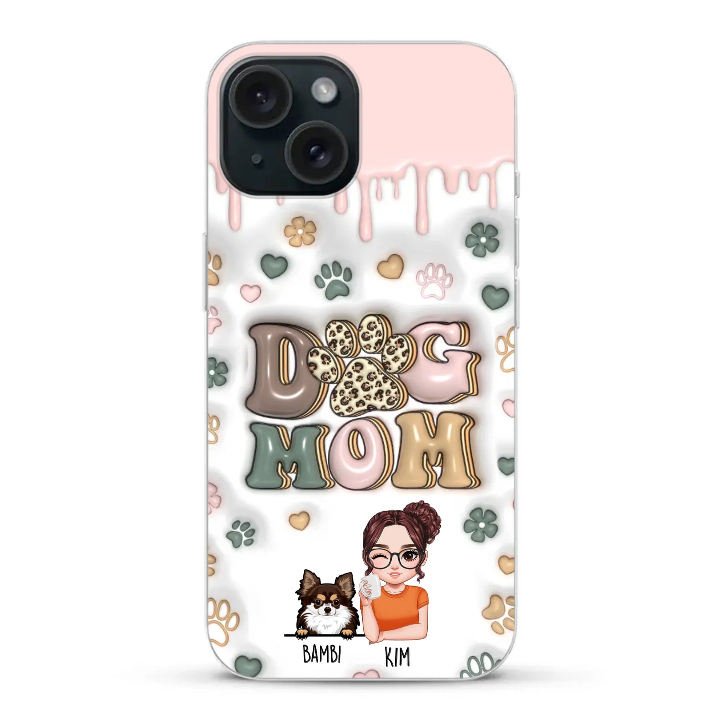 Petmom (3D Optik) - Individuelle Handyhülle
