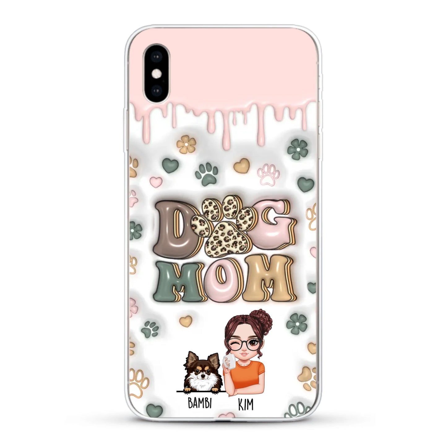 Petmom (3D Optik) - Individuelle Handyhülle