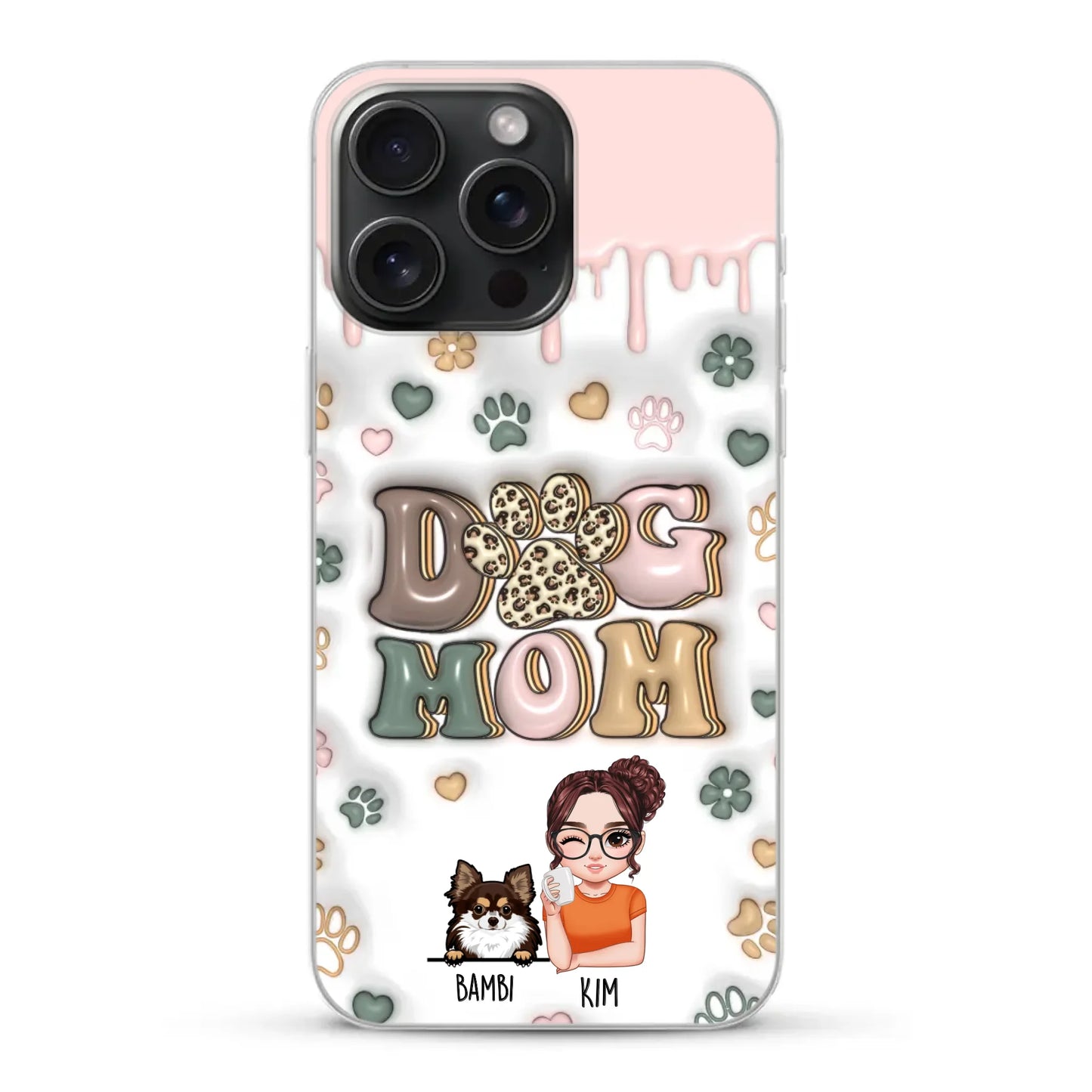 Petmom (3D Optik) - Individuelle Handyhülle