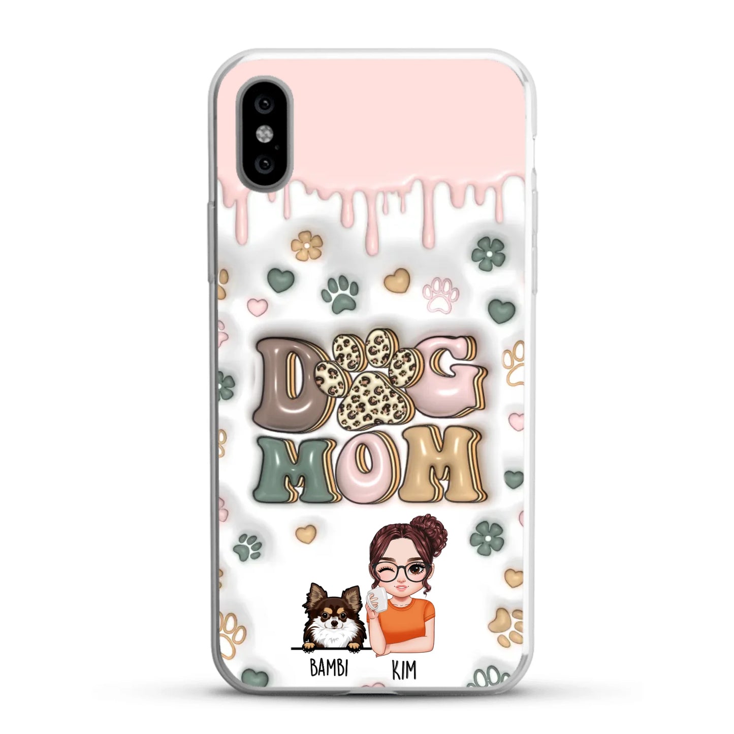 Petmom (3D Optik) - Individuelle Handyhülle