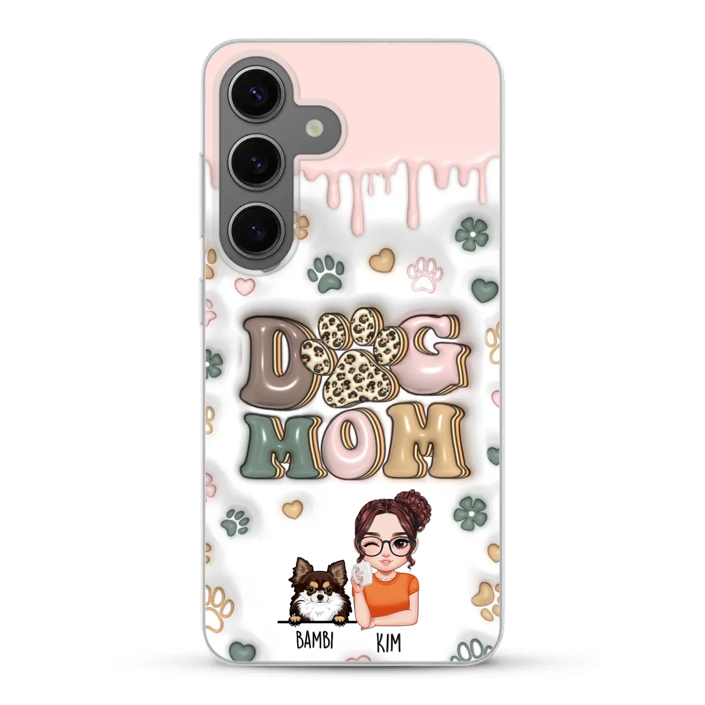 Petmom (3D Optik) - Individuelle Handyhülle