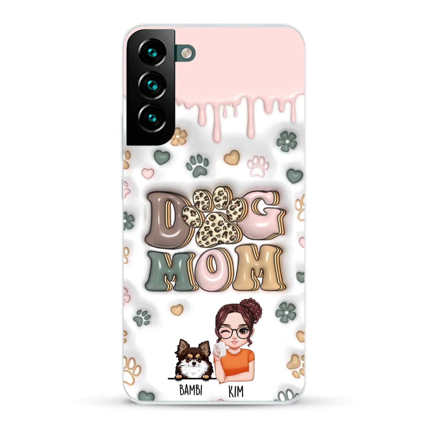 Petmom (3D Optik) - Individuelle Handyhülle