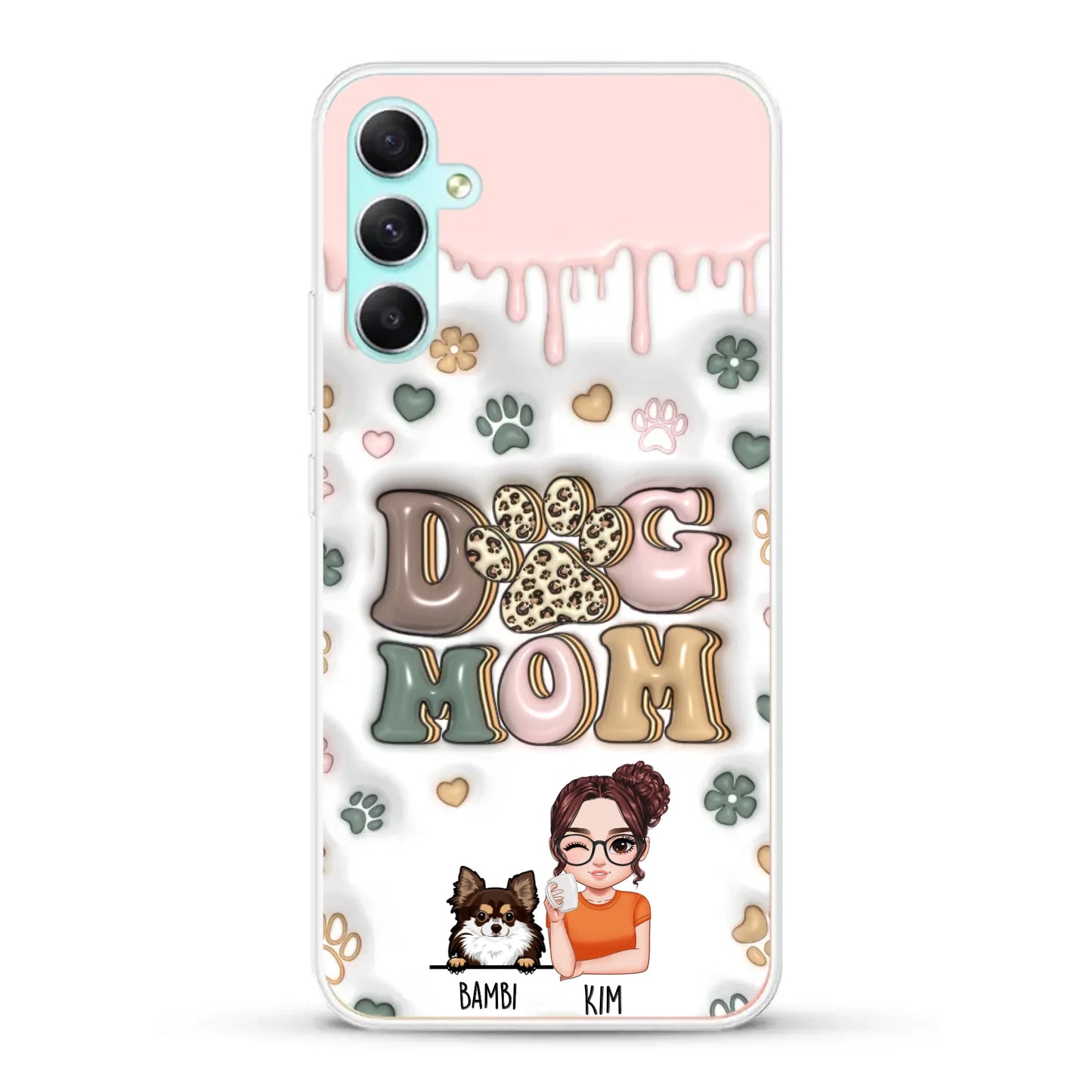 Petmom (3D Optik) - Individuelle Handyhülle