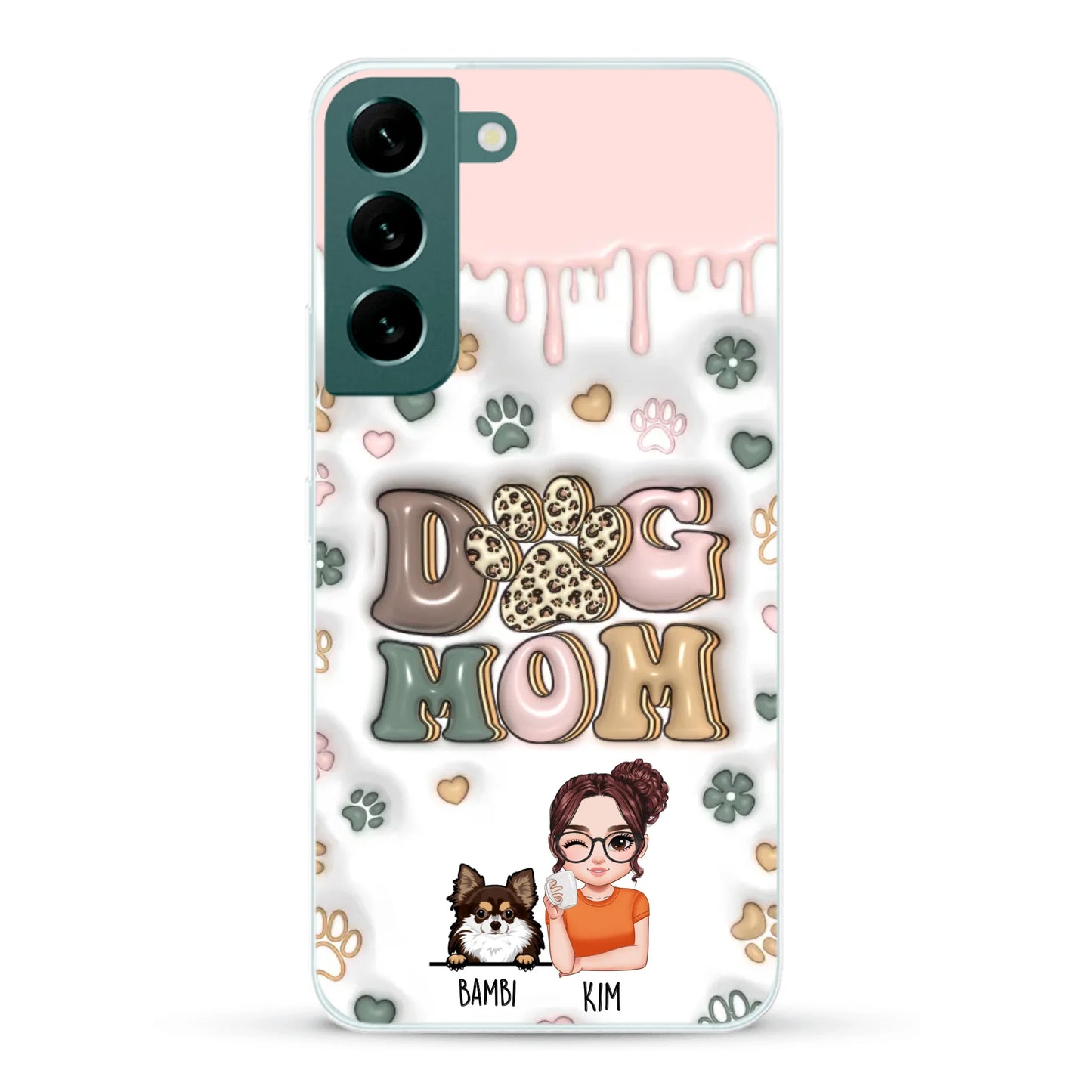 Petmom (3D Optik) - Individuelle Handyhülle