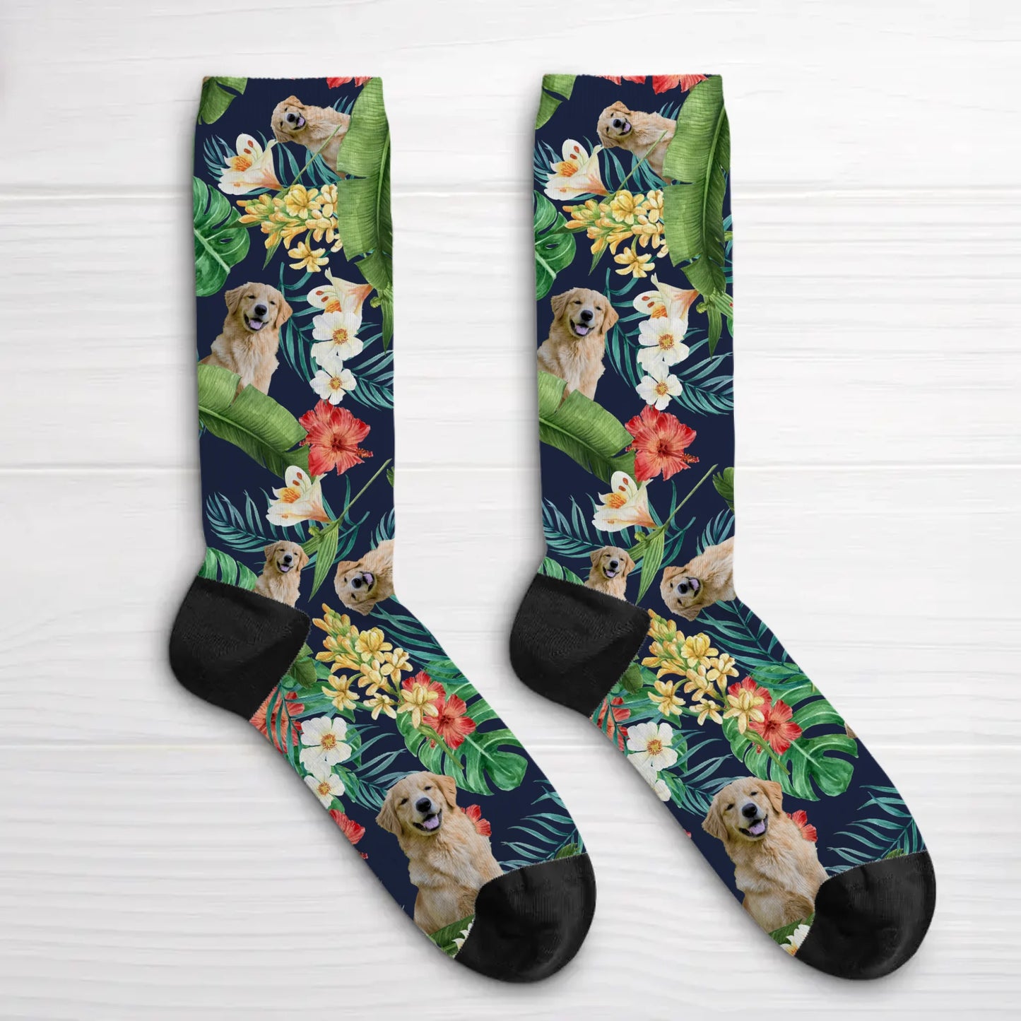 Tropisches Haustier - Individuelle Socken