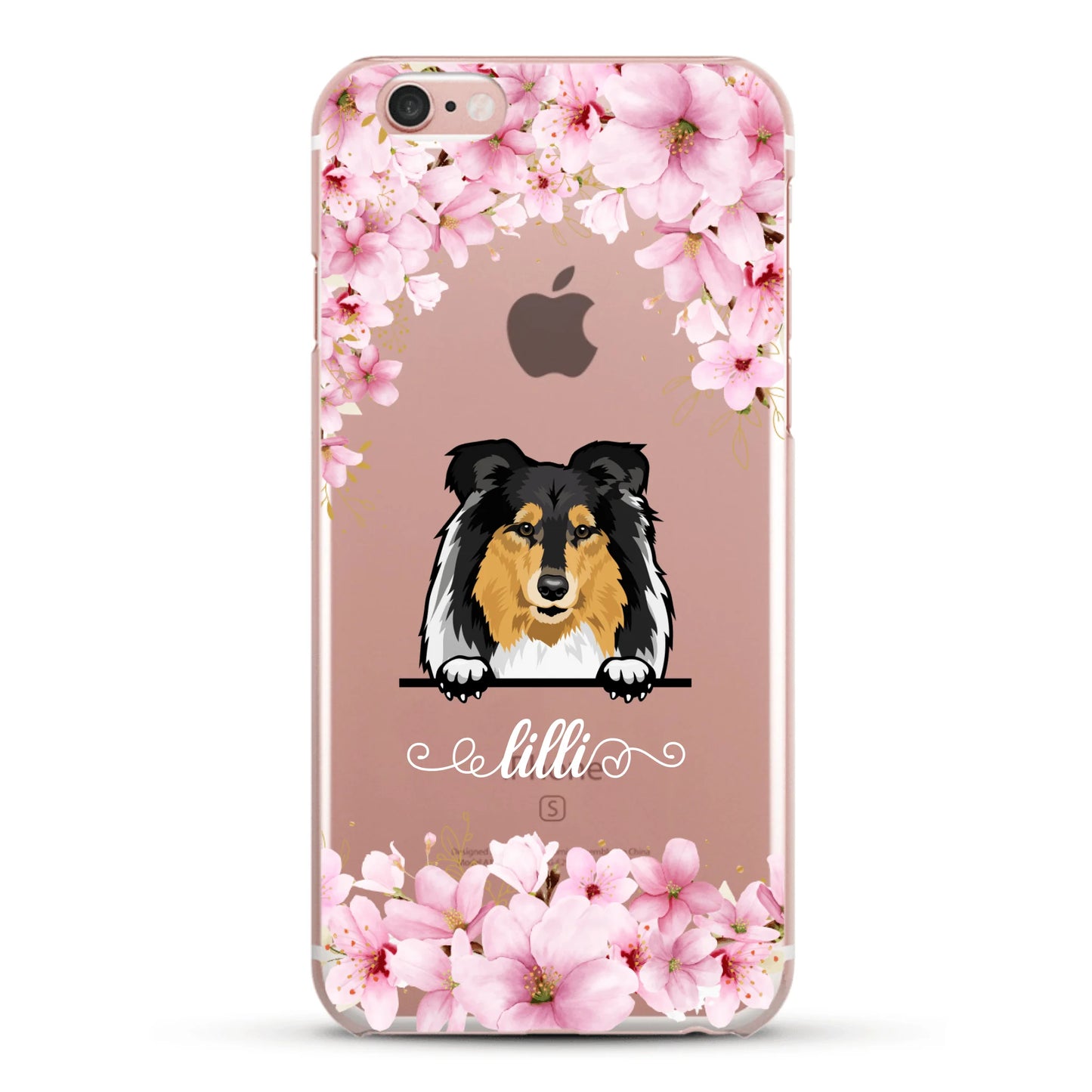 Blumen Hunde - Individuelle Handyhülle