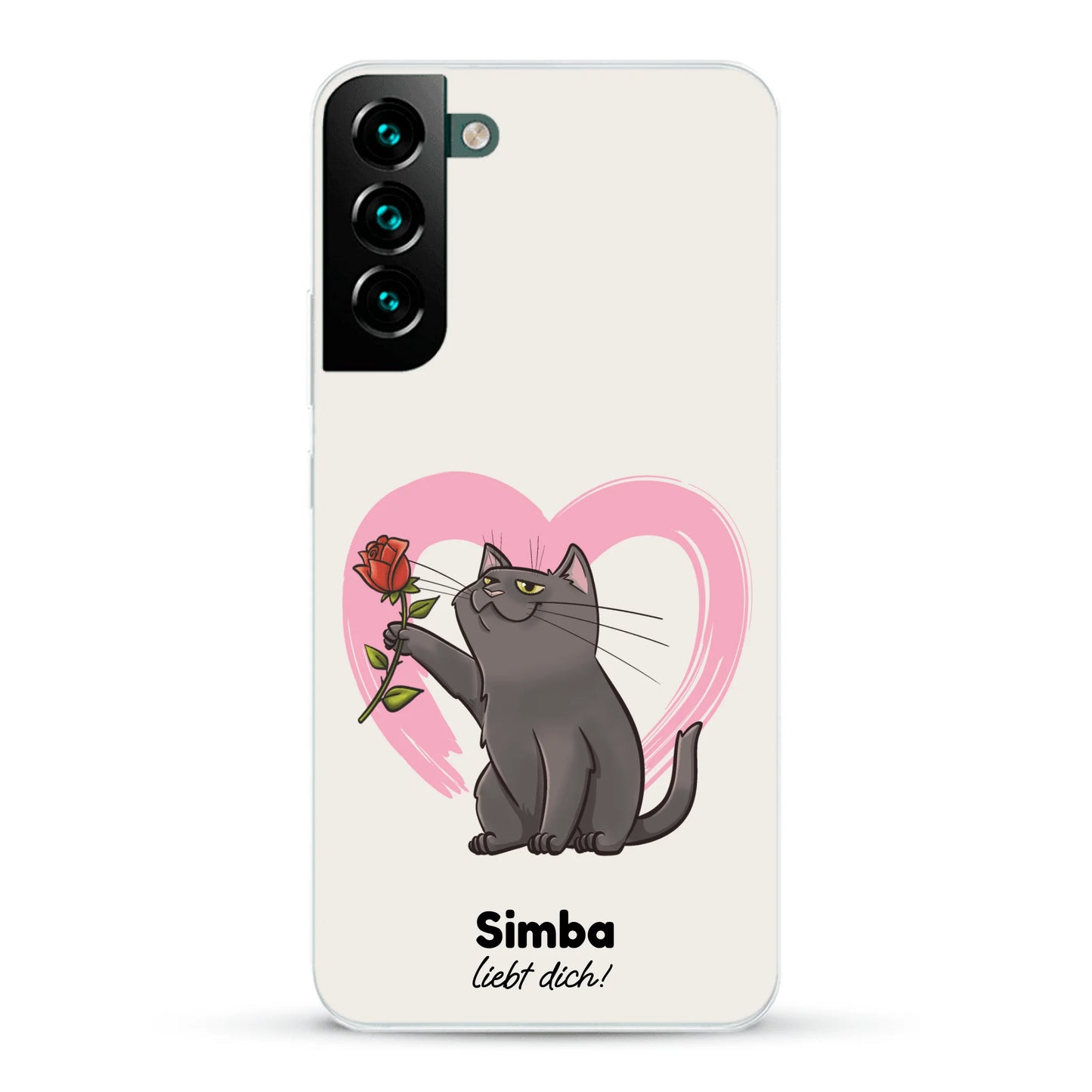 Deine Katze liebt dich - Individuelle Handyhülle