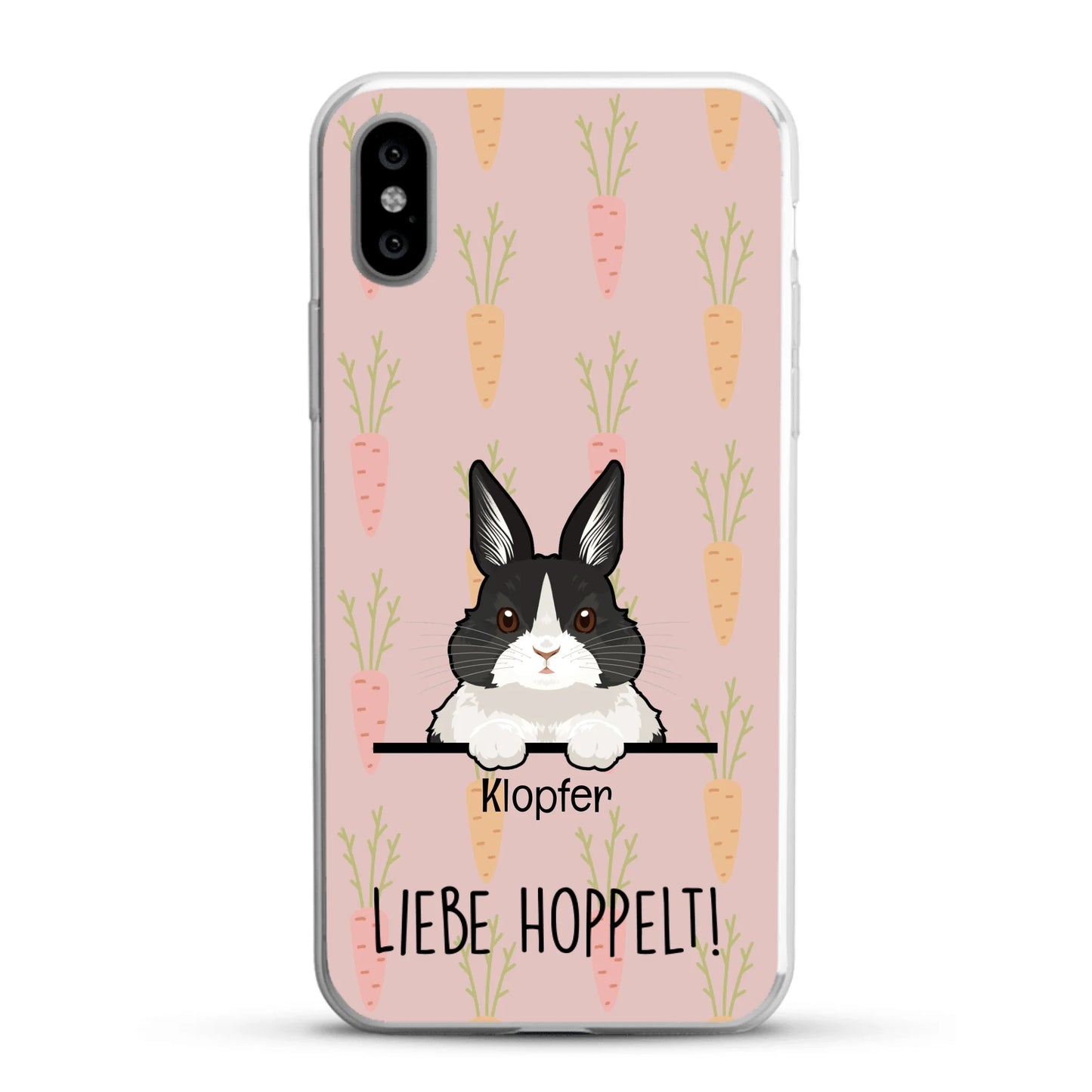 Liebe hoppelt! - Individuelle Handyhülle