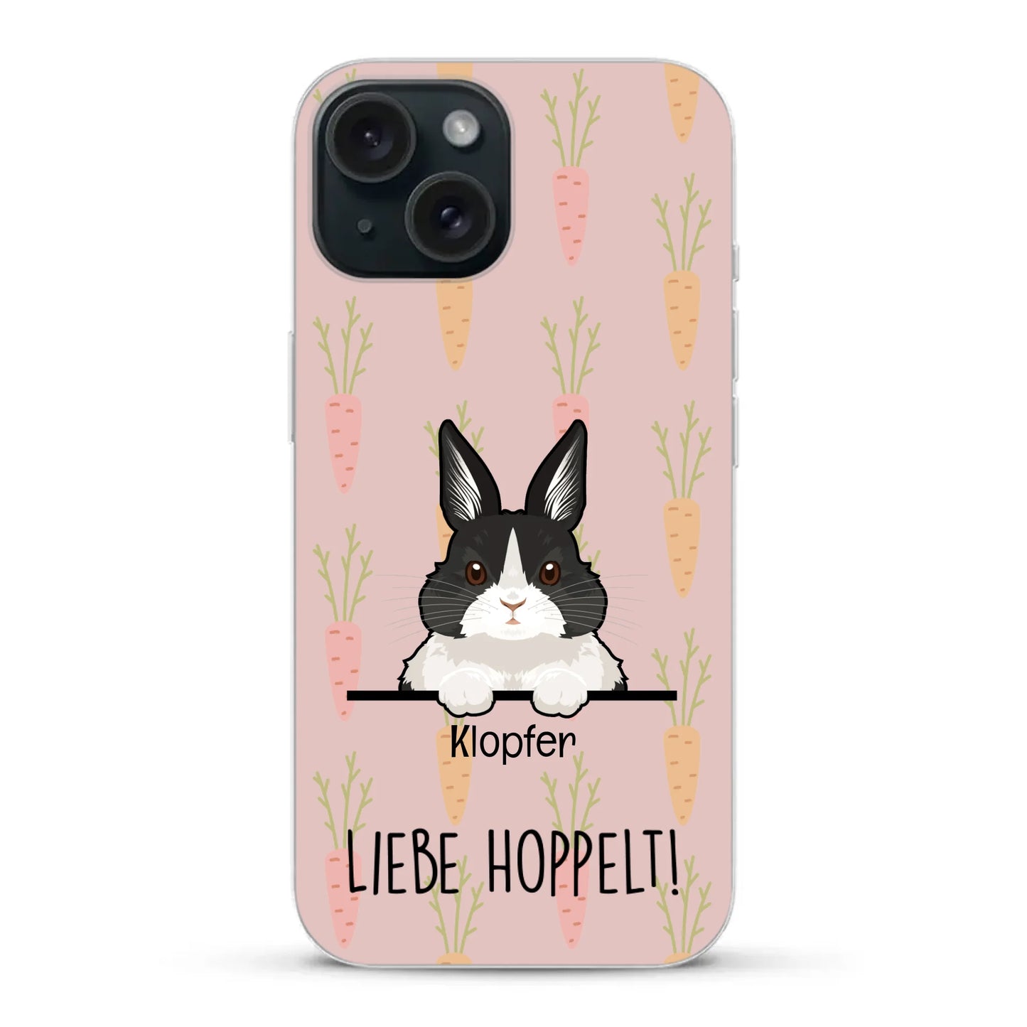 Liebe hoppelt! - Individuelle Handyhülle