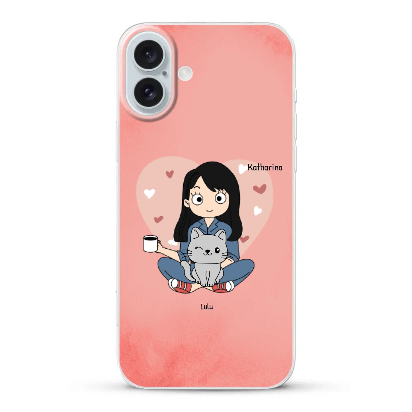 Comic Katzenmama - Individuelle Handyhülle