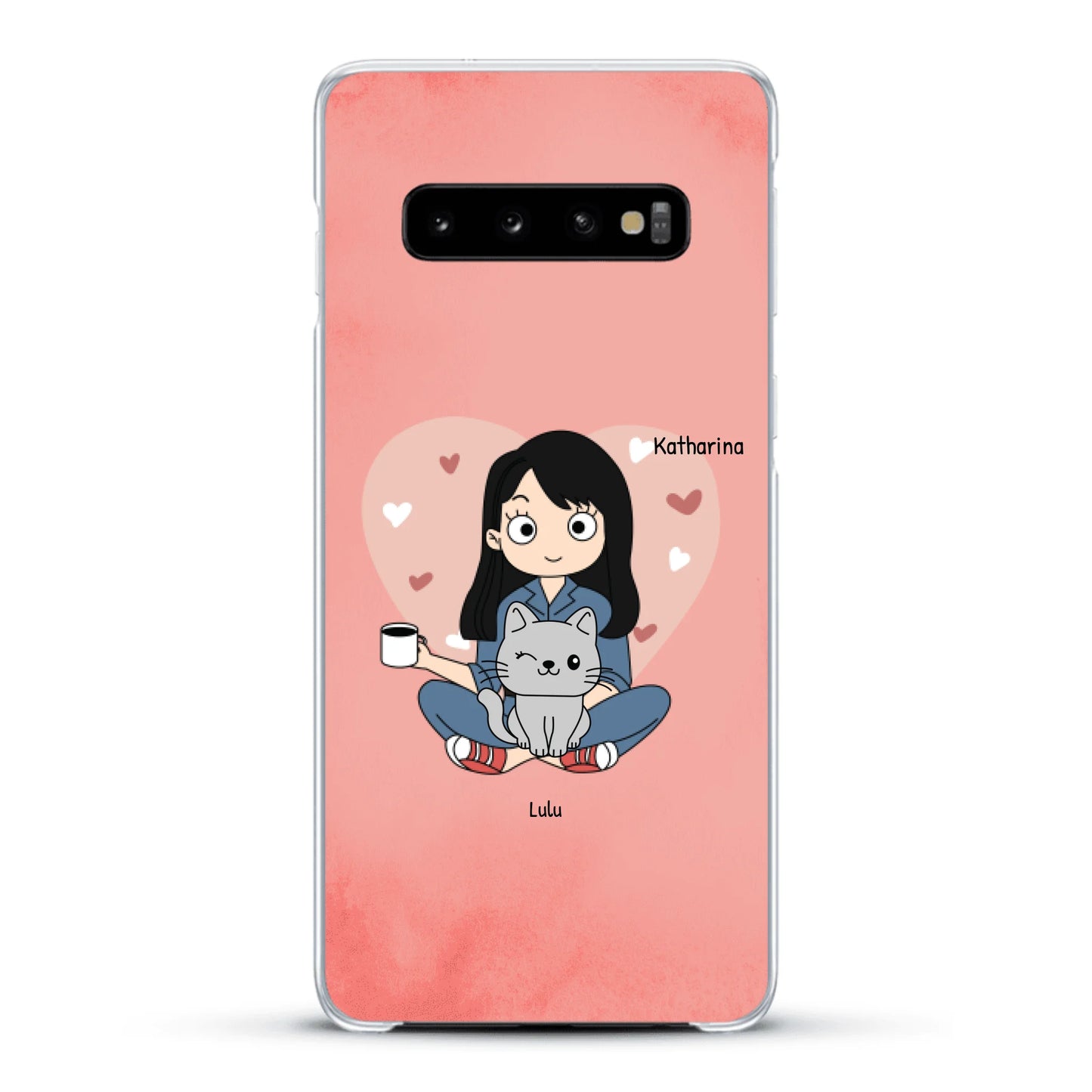 Comic Katzenmama - Individuelle Handyhülle