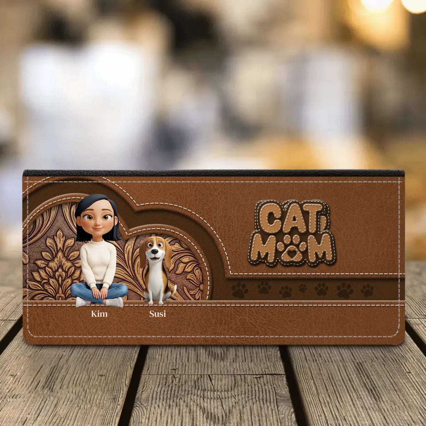 Pet Mom - Individuelles Portemonnaie