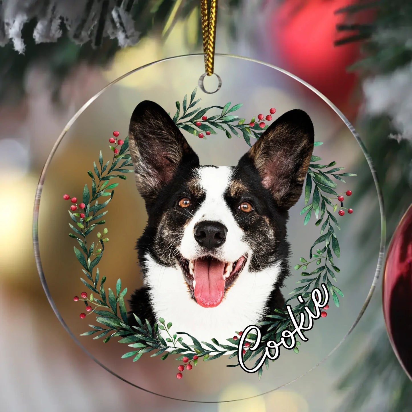 Adventskranz - Individueller Acrylanhänger