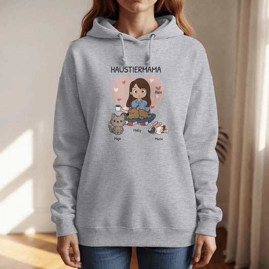 Haustiereltern - Individueller Hoodie (Comic Style)