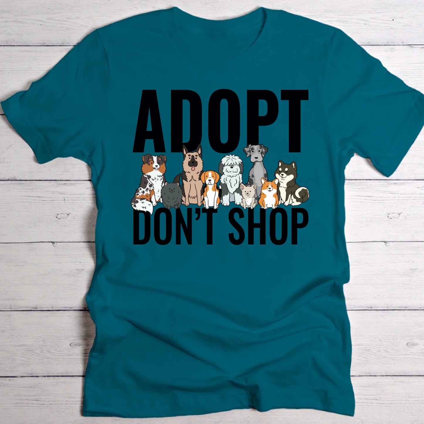 Adopt Don't Shop (Tierschutz Edition) - Individuelles T-Shirt