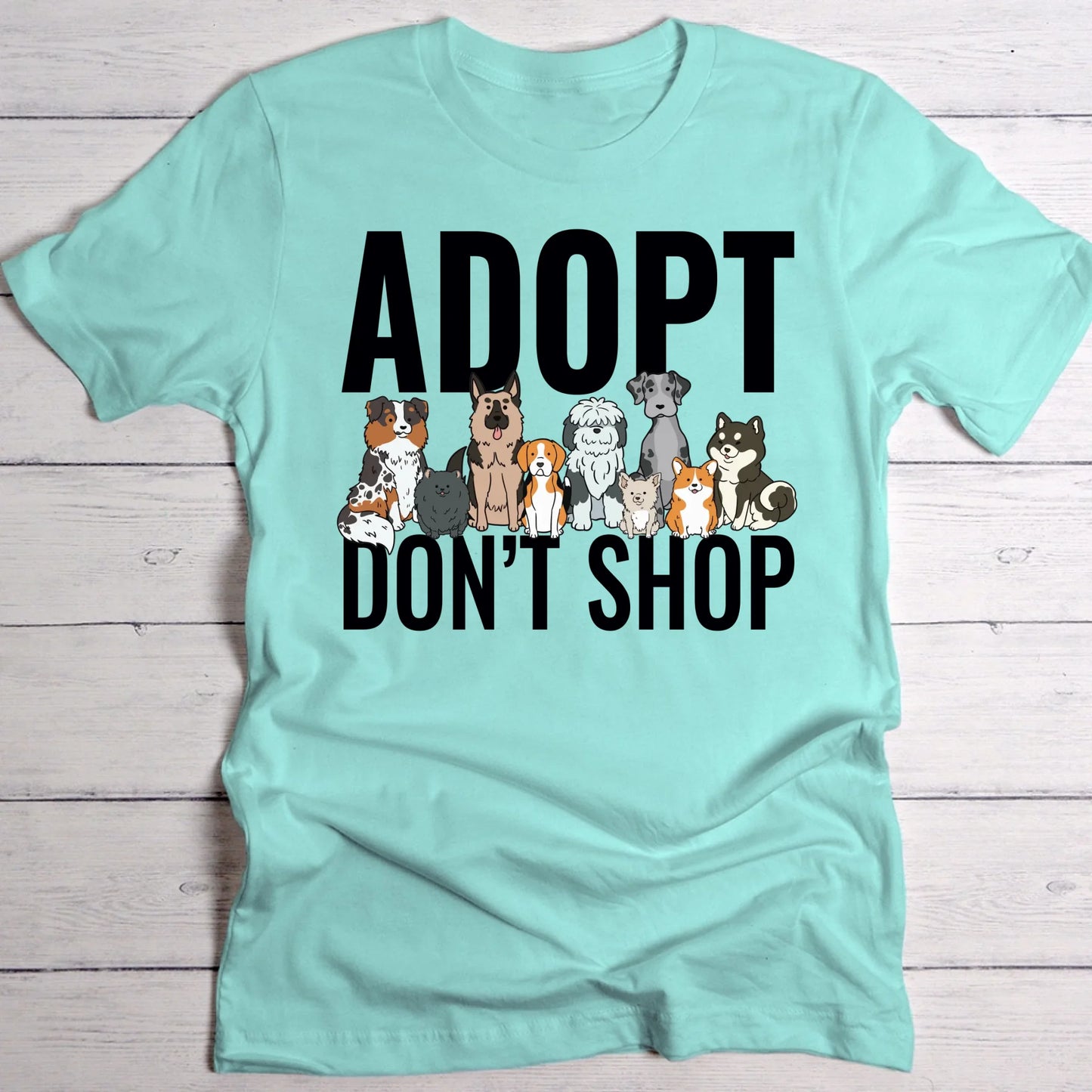 Adopt Don't Shop (Tierschutz Edition) - Individuelles T-Shirt