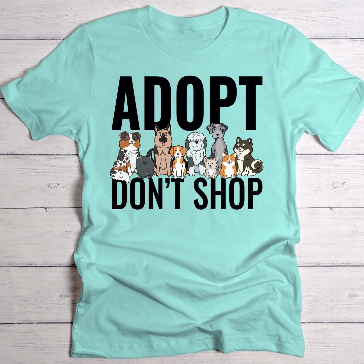 Adopt Don't Shop (Tierschutz Edition) - Individuelles T-Shirt