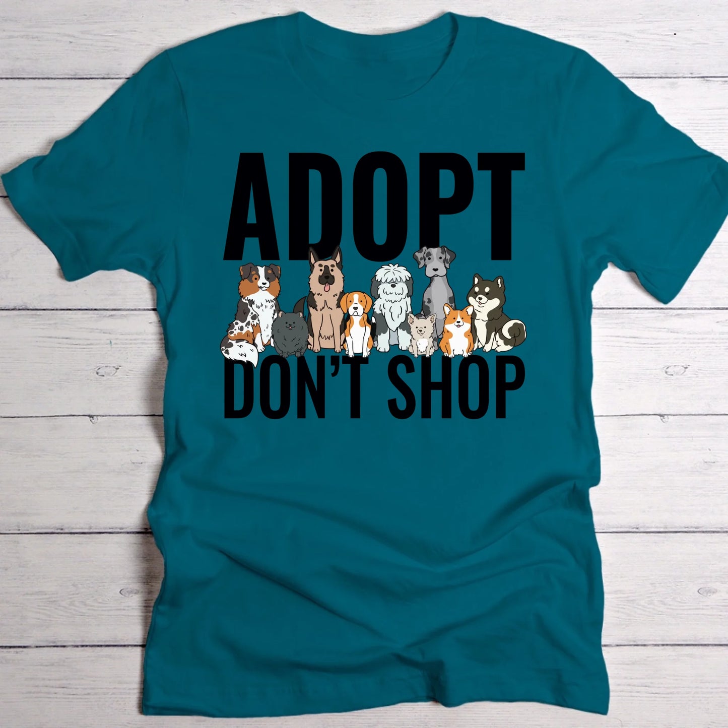 Adopt Don't Shop (Tierschutz Edition) - Individuelles T-Shirt