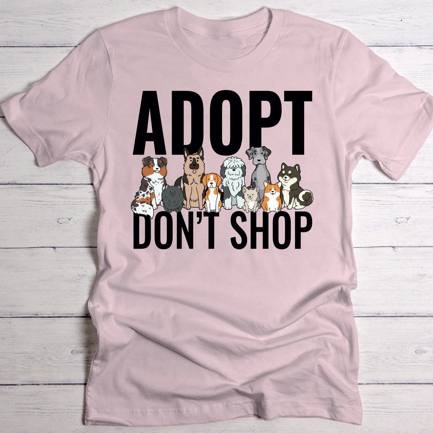 Adopt Don't Shop (Tierschutz Edition) - Individuelles T-Shirt