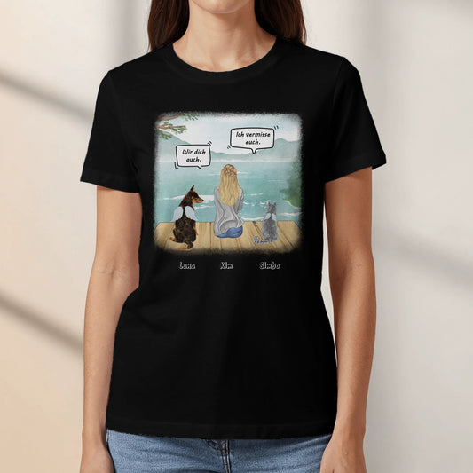 Ich vermisse dich - Individuelles T-Shirt