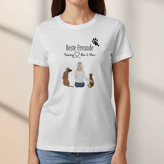 Beste Freunde - Individuelles T-Shirt