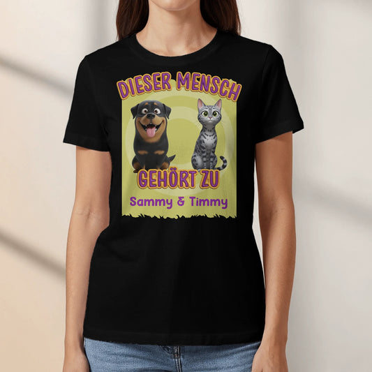 Dieser Mensch gehört mir - Individuelles T-Shirt