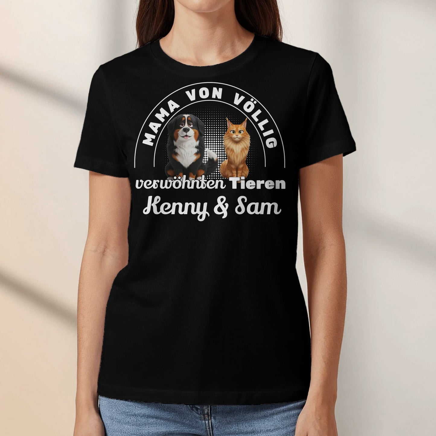 Völlig verwöhnt! - Individuelles T-Shirt
