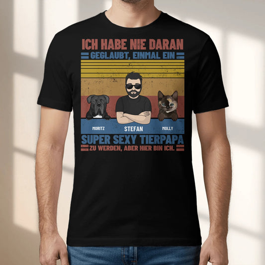 Ultimativer Haustierpapa - Individuelles T-Shirt