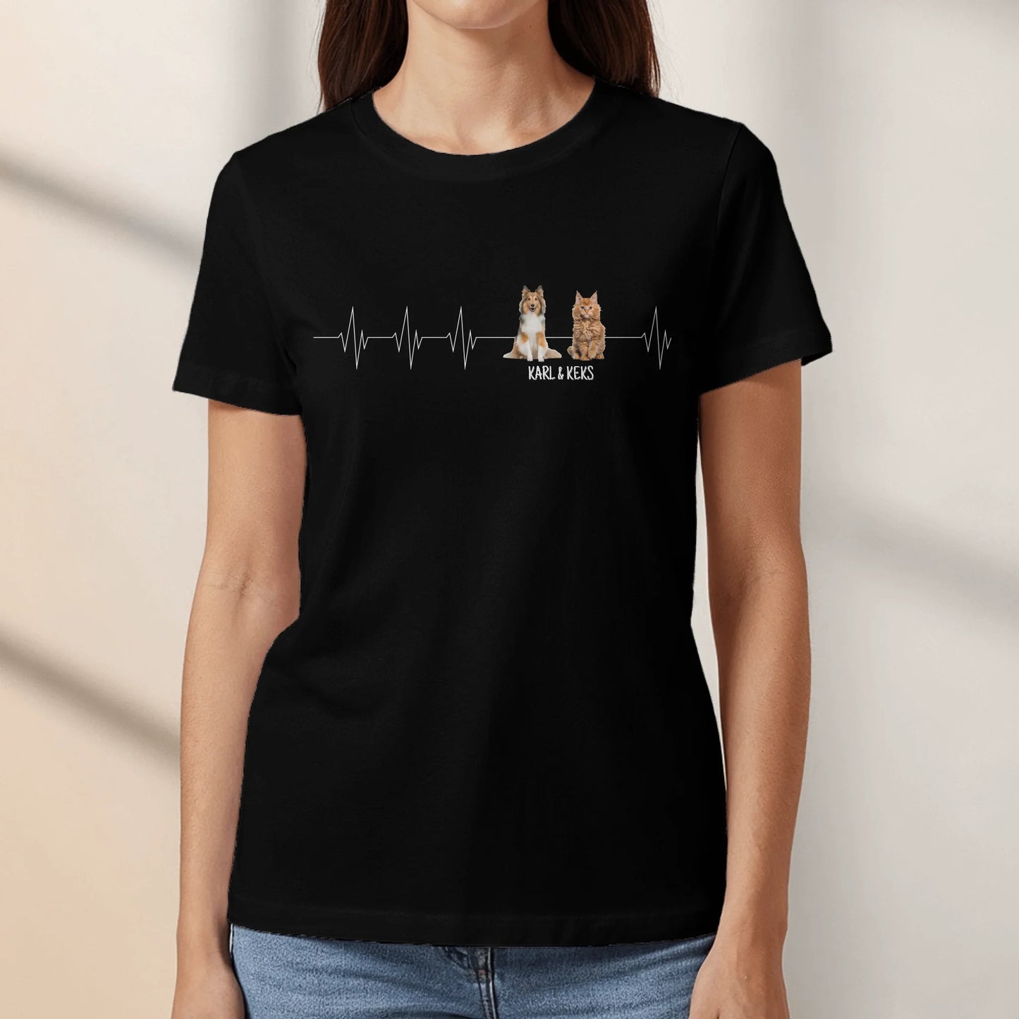 Herzschlag - Individuelles T-Shirt