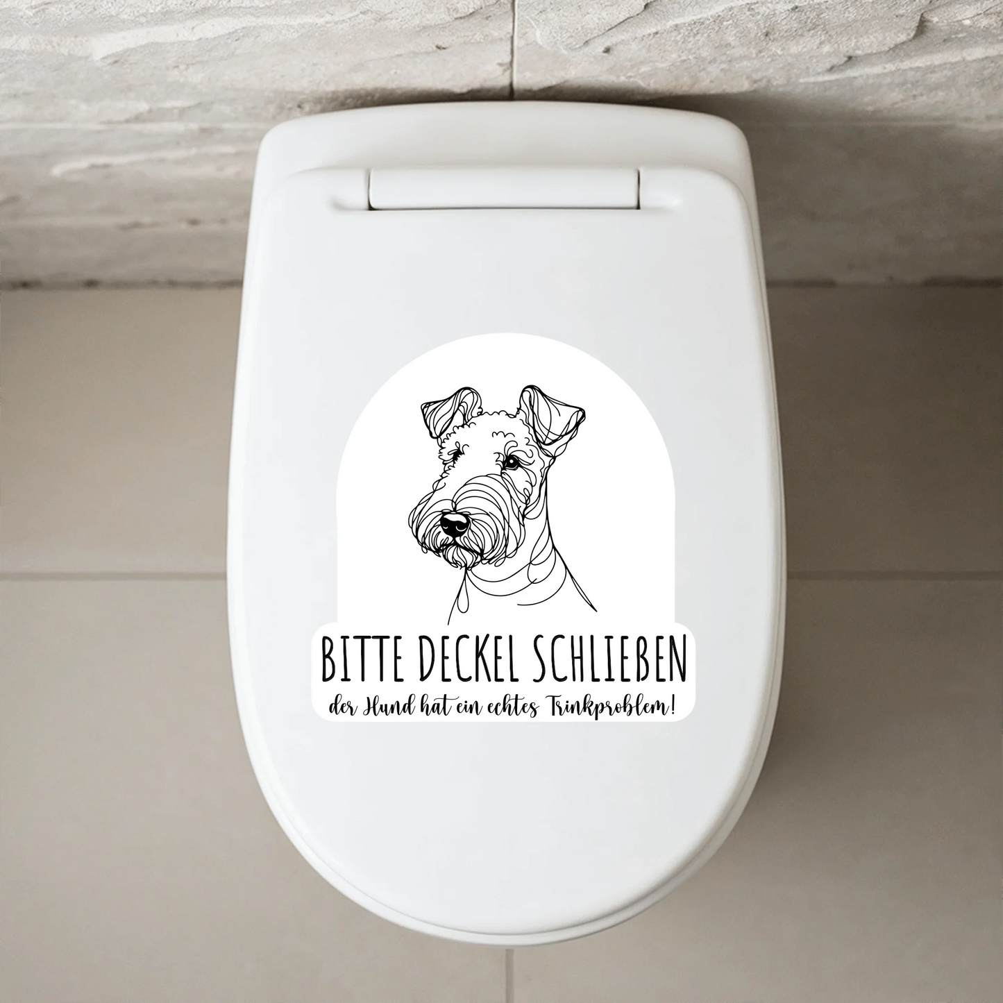 WC Aufkleber SHOP 2