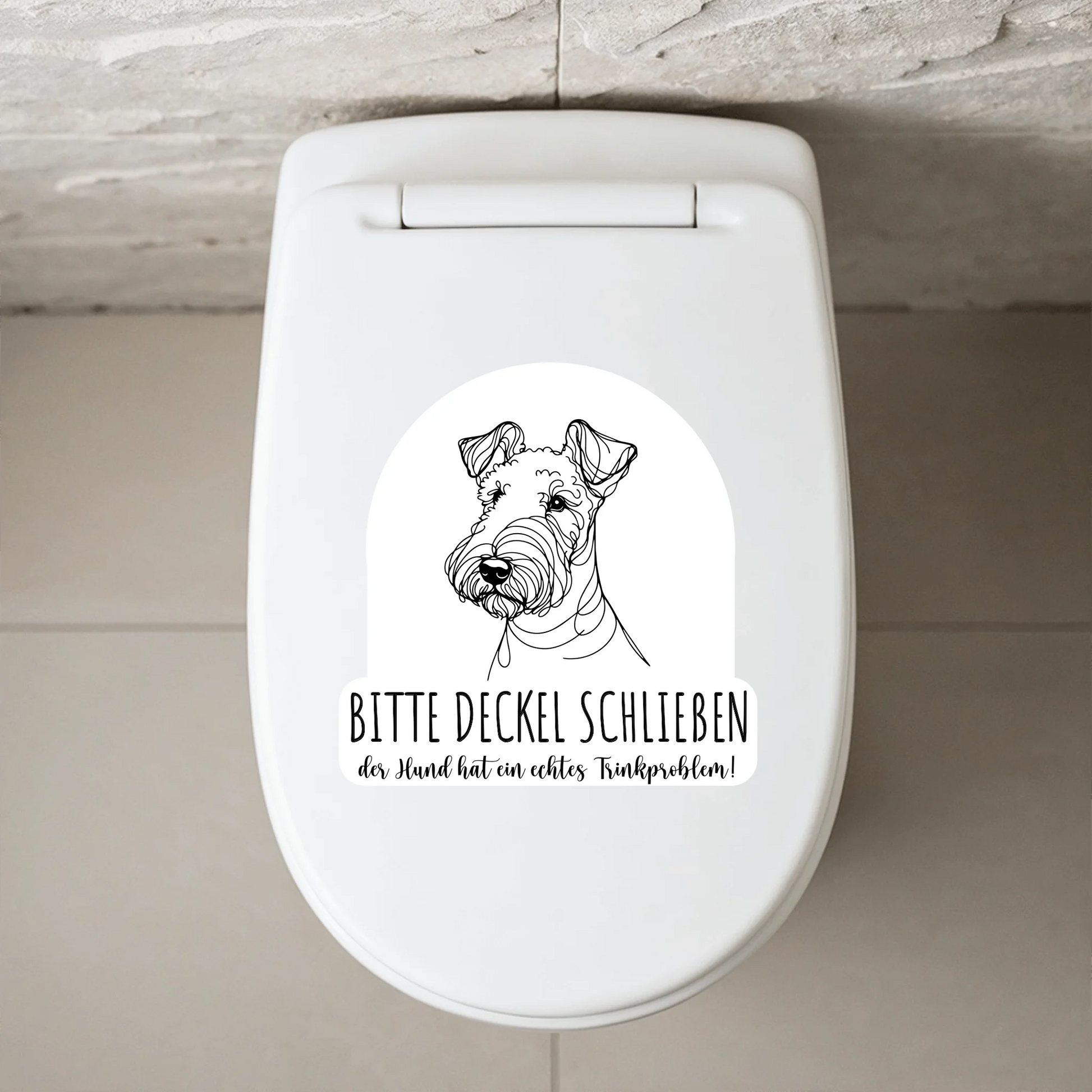 WC Aufkleber SHOP 2