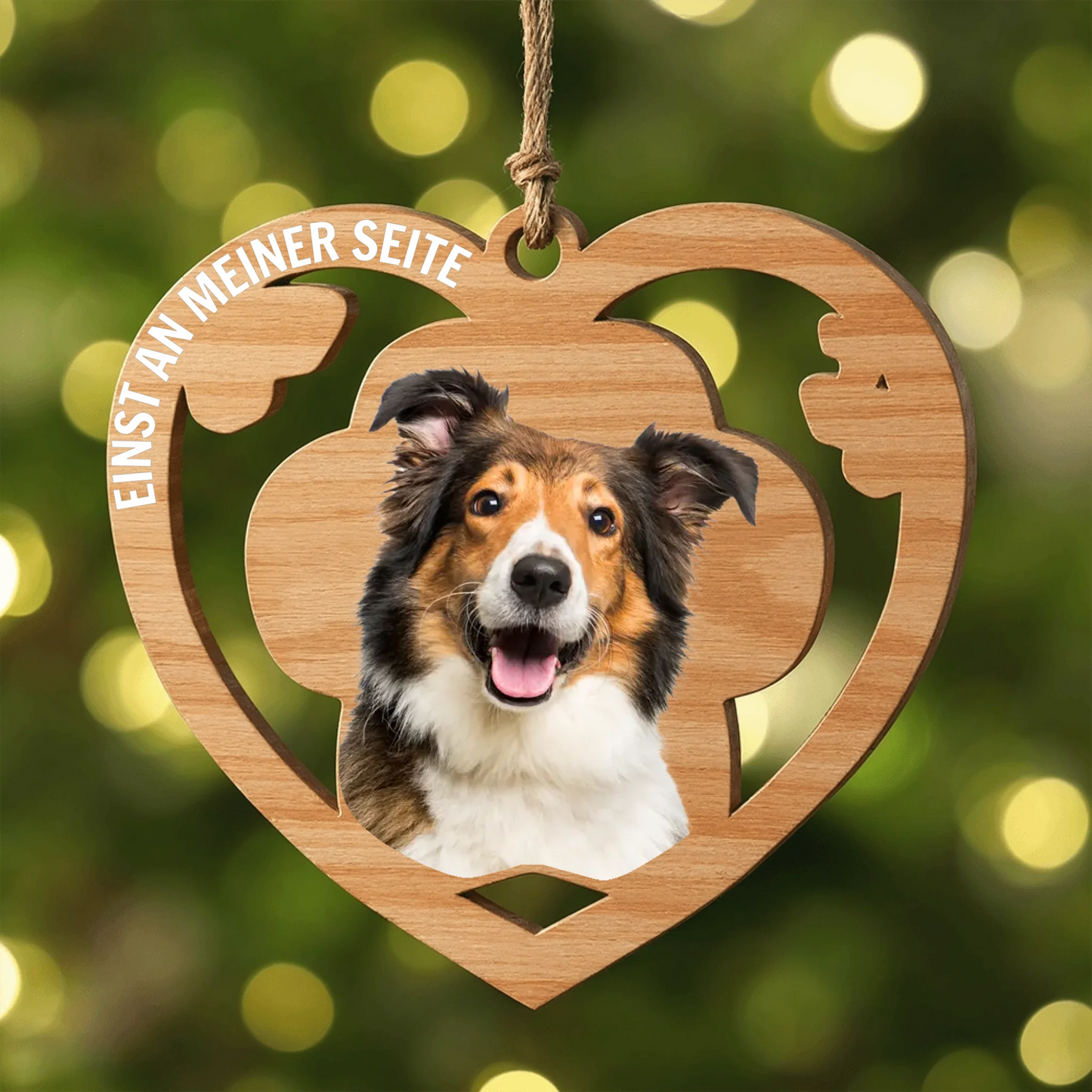 Für immer im Herzen - Individueller Holzanhänger