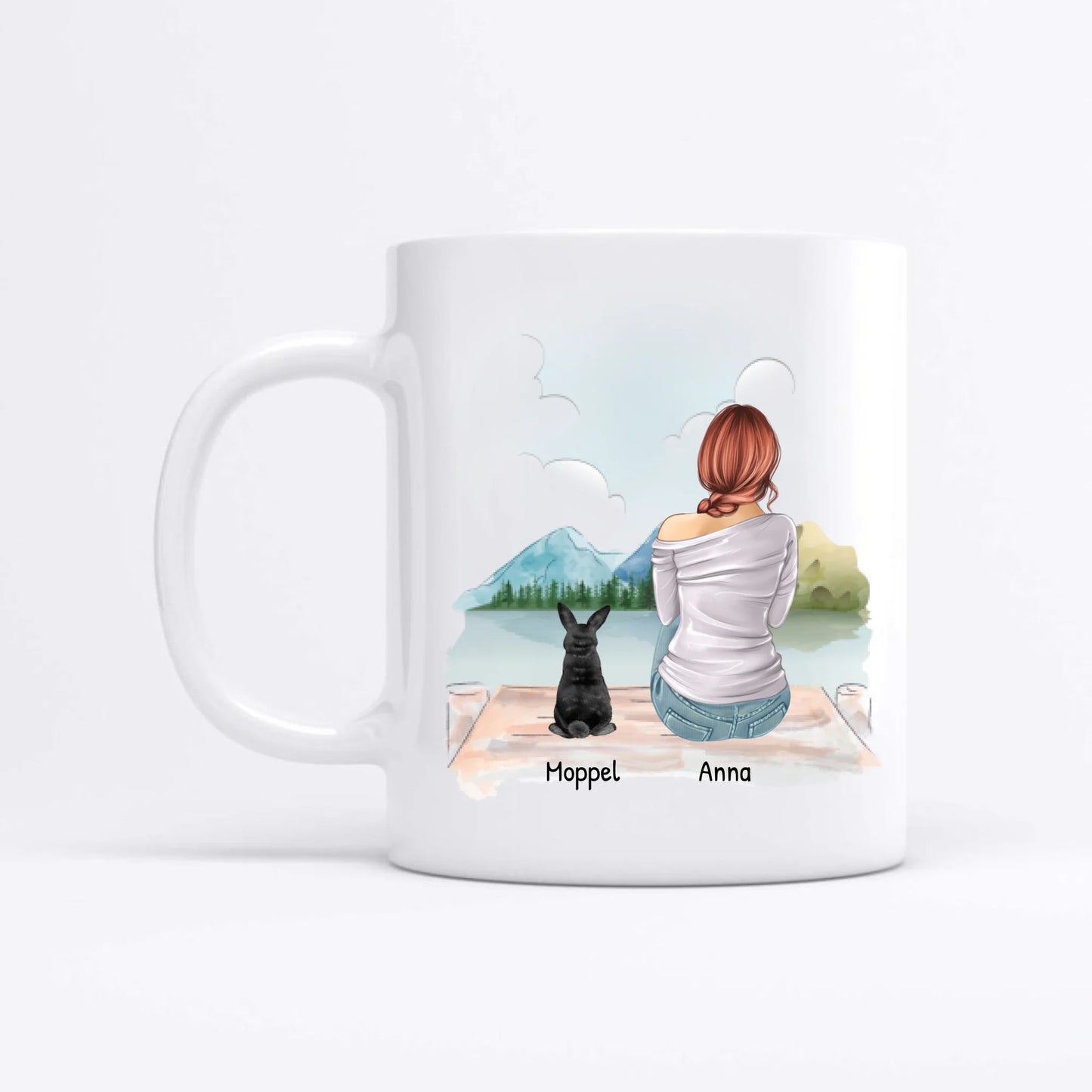 Das Leben ist besser mit Kaninchen - Individuelle Tasse