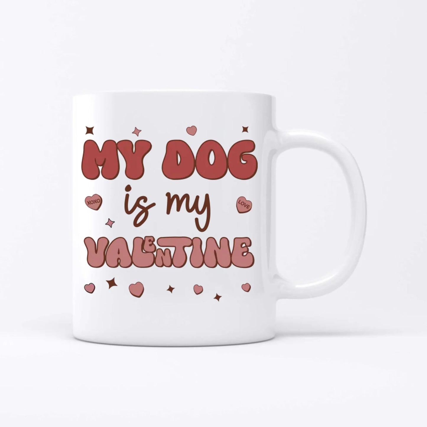 My pet is my valentine - Individuelle Tasse