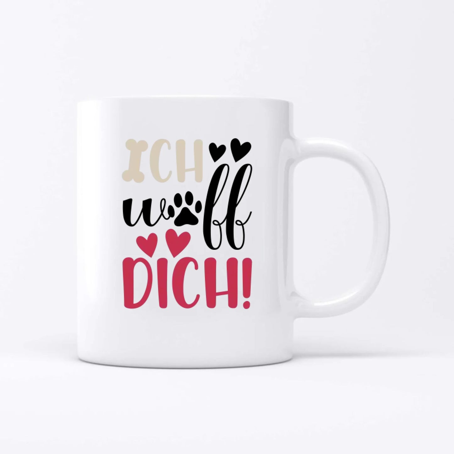 Ich wuff dich! - Individuelle Tasse