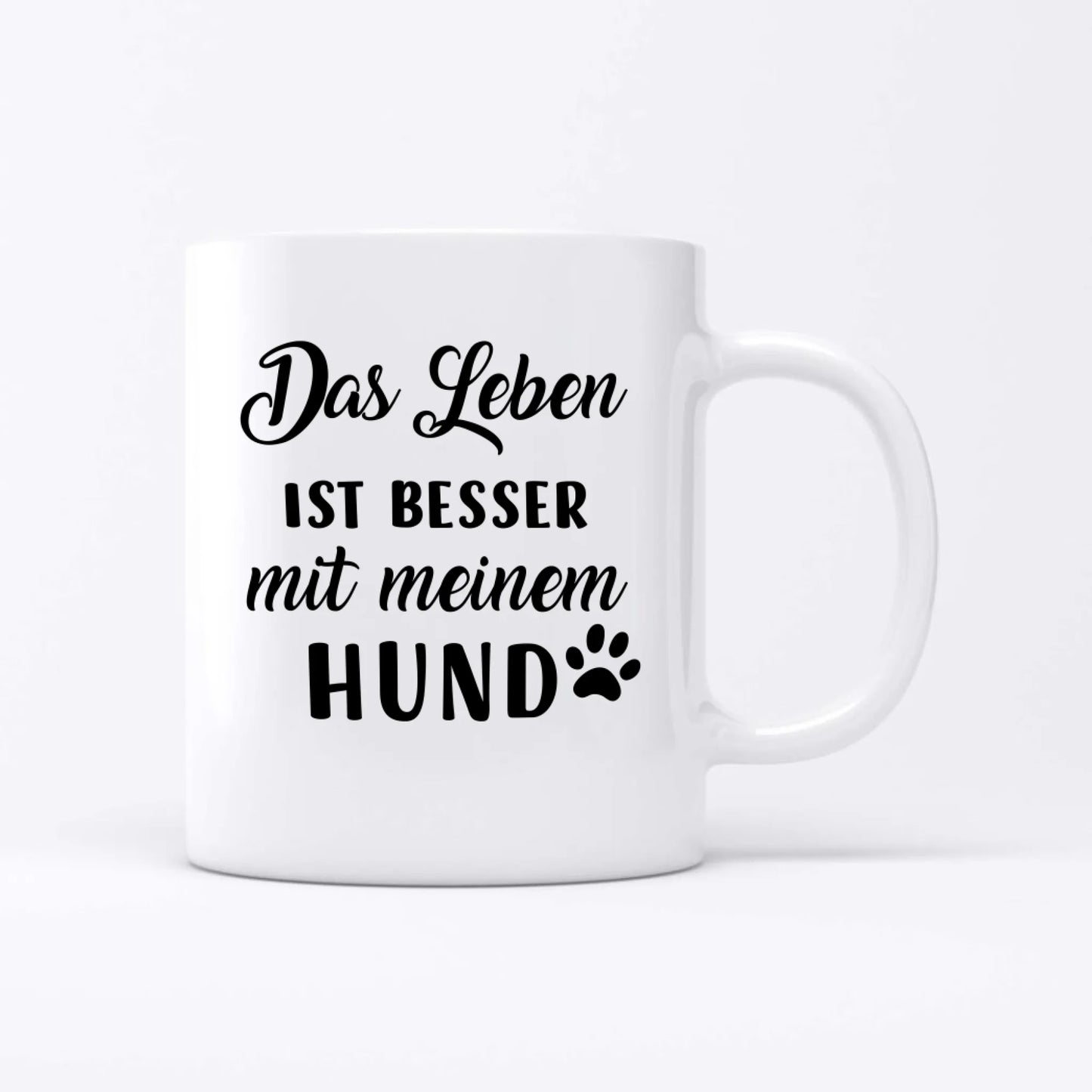 Frau mit Haustier - Individuelle Tasse