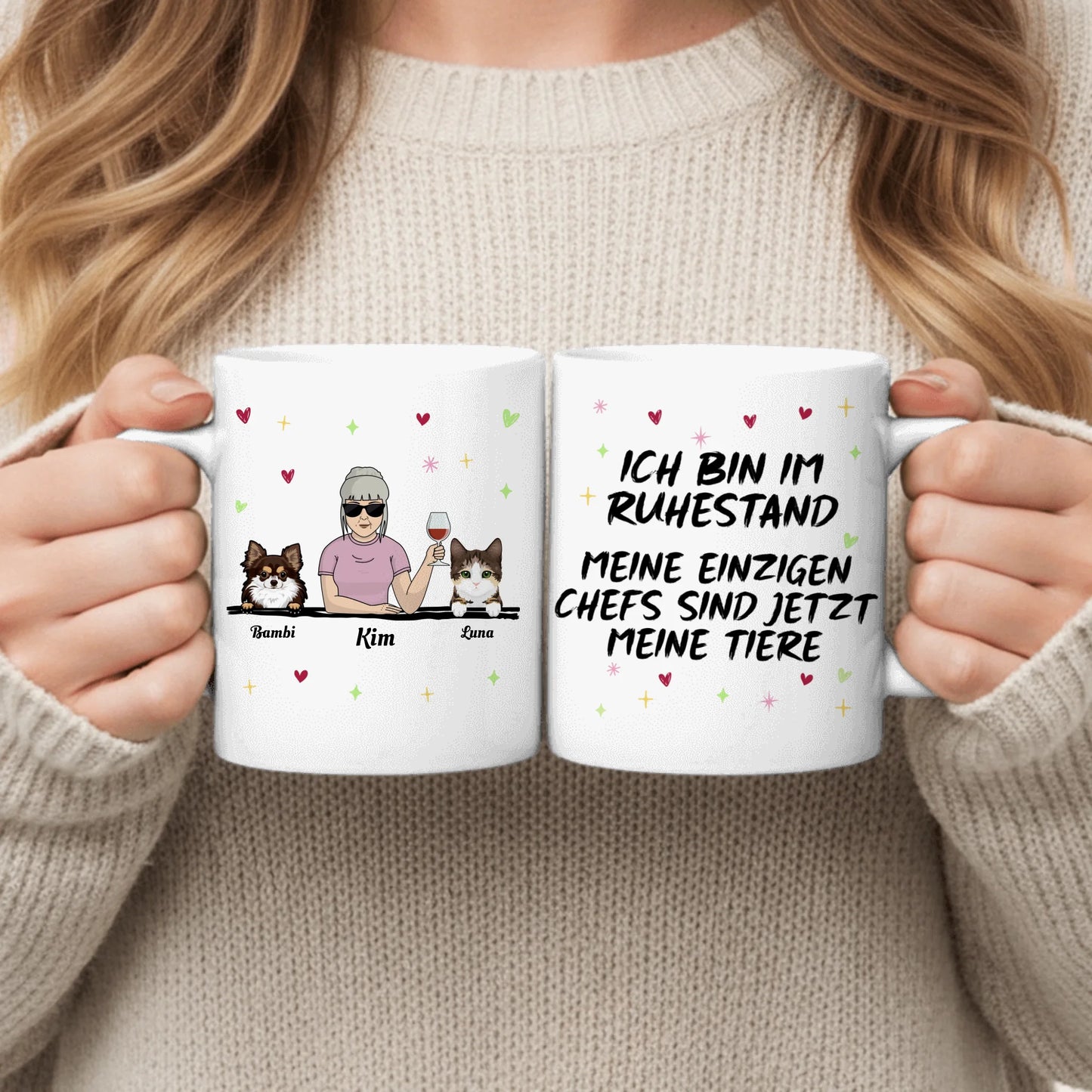 Ich bin im Ruhestand - Individuelle Tasse