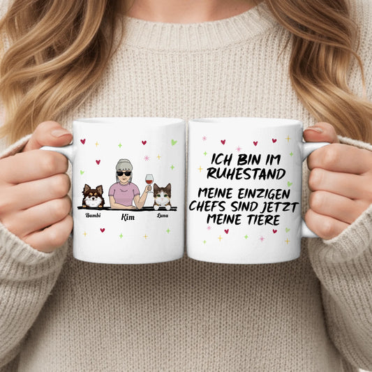 Ich bin im Ruhestand - Individuelle Tasse