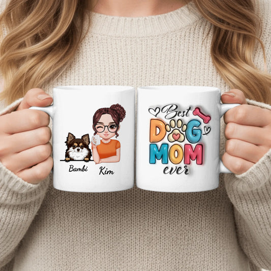 Best Pet Mom (3D Optik) - Individuelle Tasse