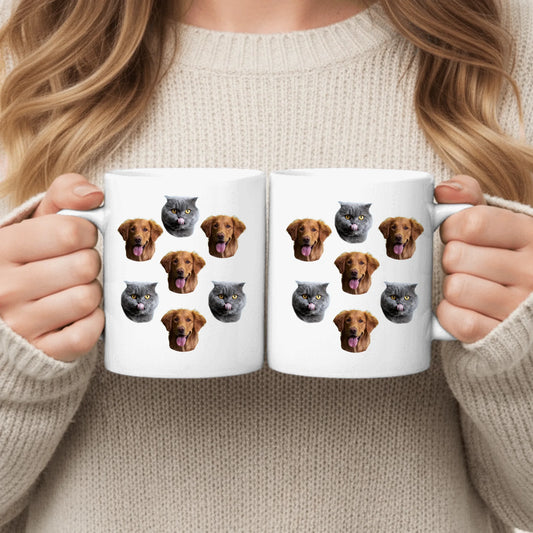 Dein Tierportrait Muster - Individuelle Tasse