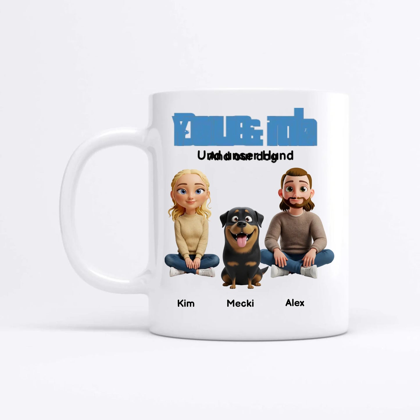 Du & Ich und die Tiere - Individuelle Tasse