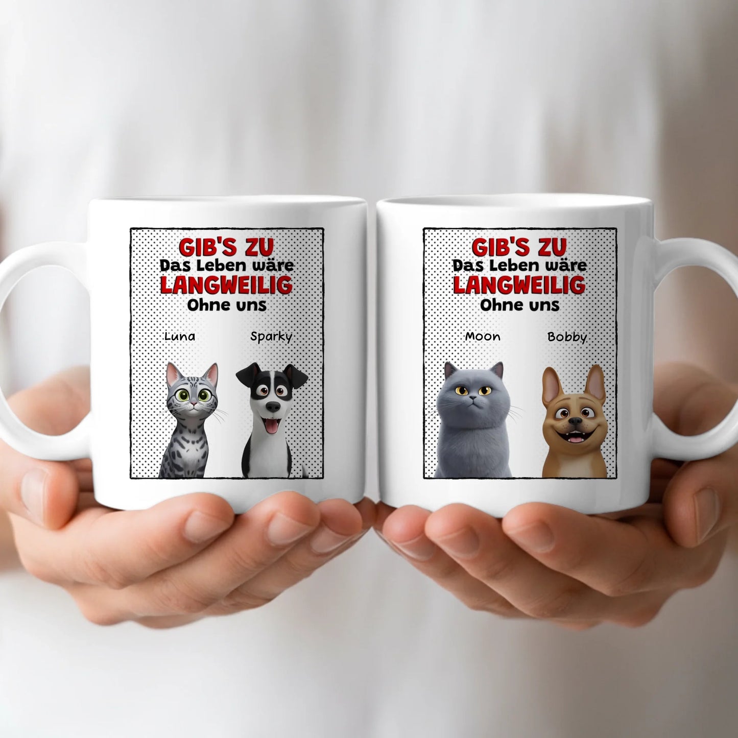 Langeweile ohne mich - Individuelle Tasse