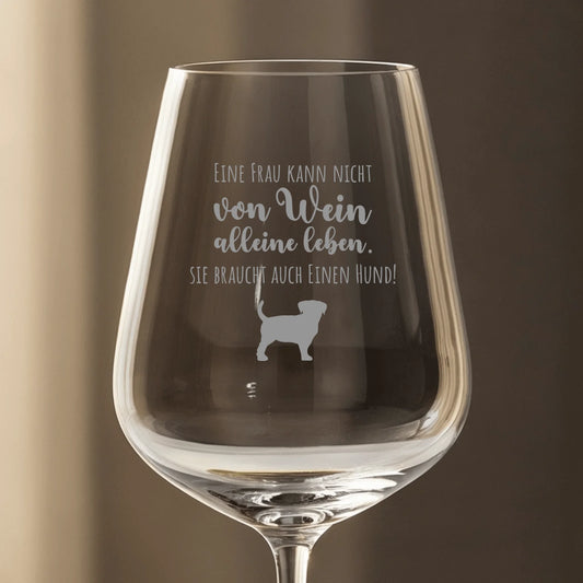 Wein & Wuff - Individuelles Weinglas