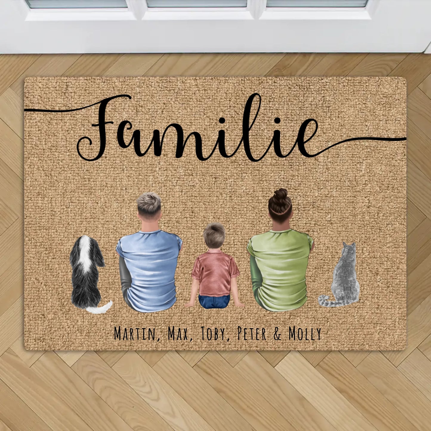 Familie LGBT+ - Individuelle Fußmatte