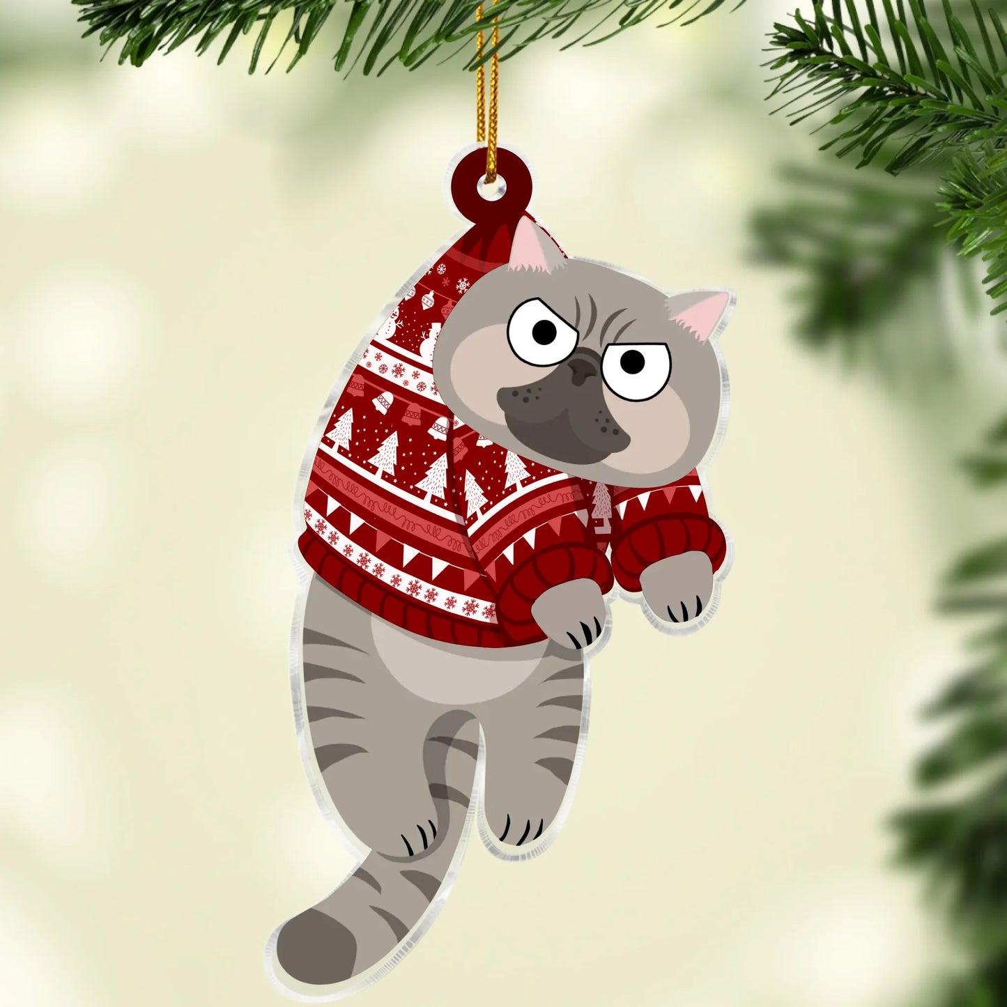 Freche Katzen - Individueller Acrylanhänger