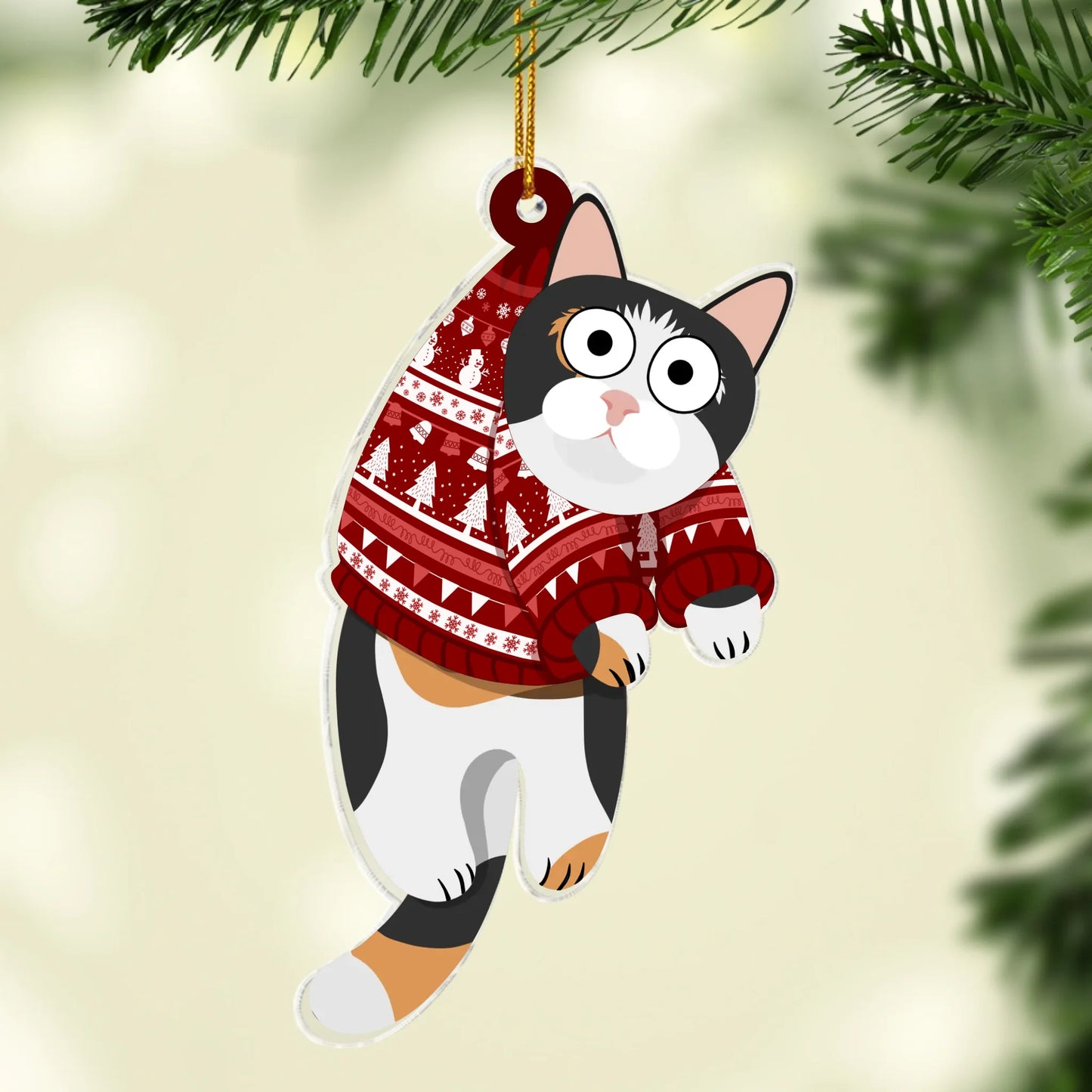 Freche Katzen - Individueller Acrylanhänger