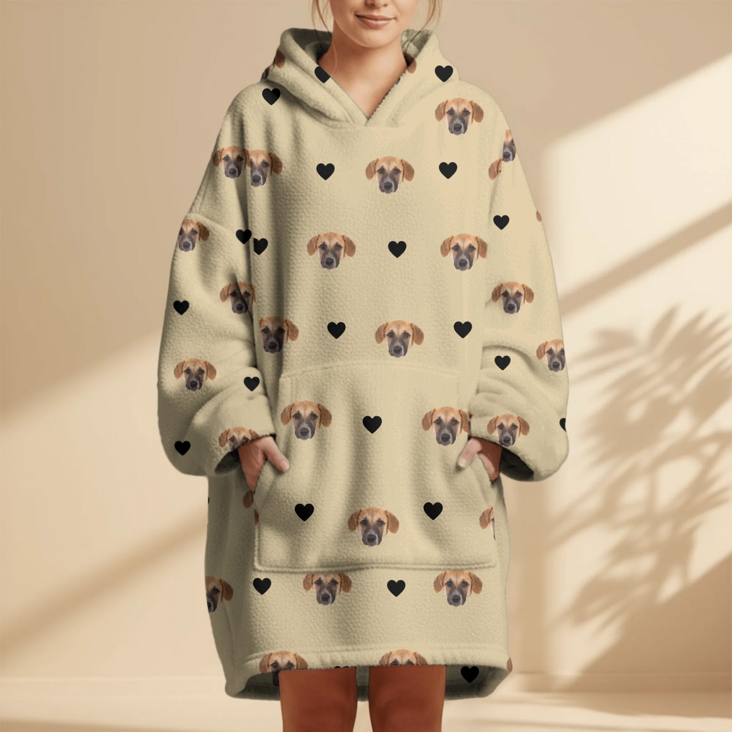 Dein Foto - Individuelle Hoodie Decke